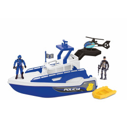 BARCO PATRULHA NAVAL POLICIA C/ACESS 44CM 471
